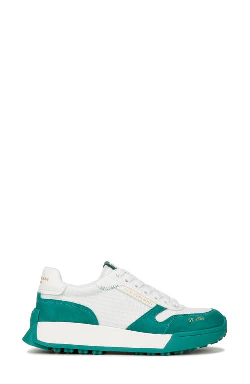 Shop Sam Edelman Layla Sneaker In Green/white