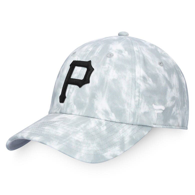 Majestic Gray Pittsburgh Pirates Smoke-dye Adjustable Hat