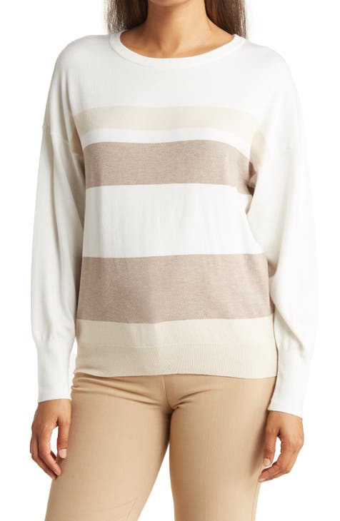 Variegated Stripe Pullover Sweater