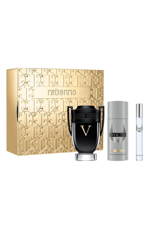 RABANNE RABANNE INVICTUS VICTORY EAU DE PARFUM 3-PIECE GIFT SET $208 VALUE 