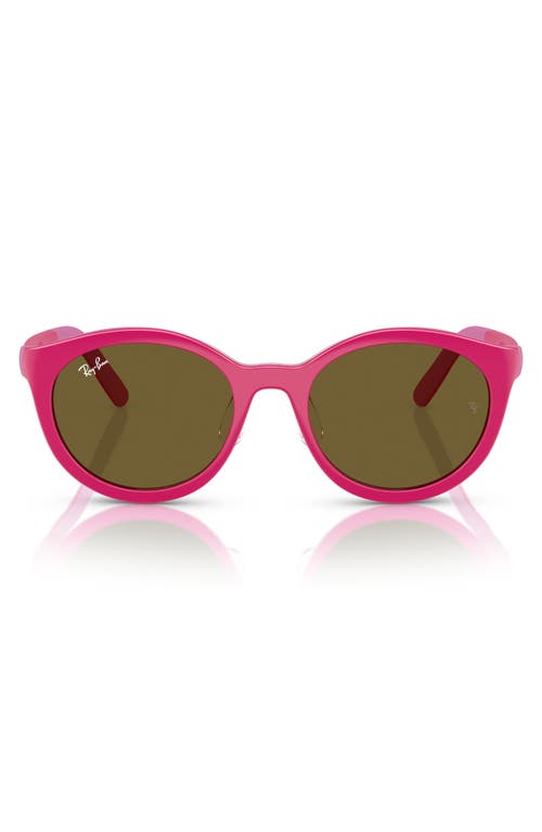 Ray-Ban Kids' 47mm Phantos Optical Glasses & Clip-On Sunglasses in Pink 