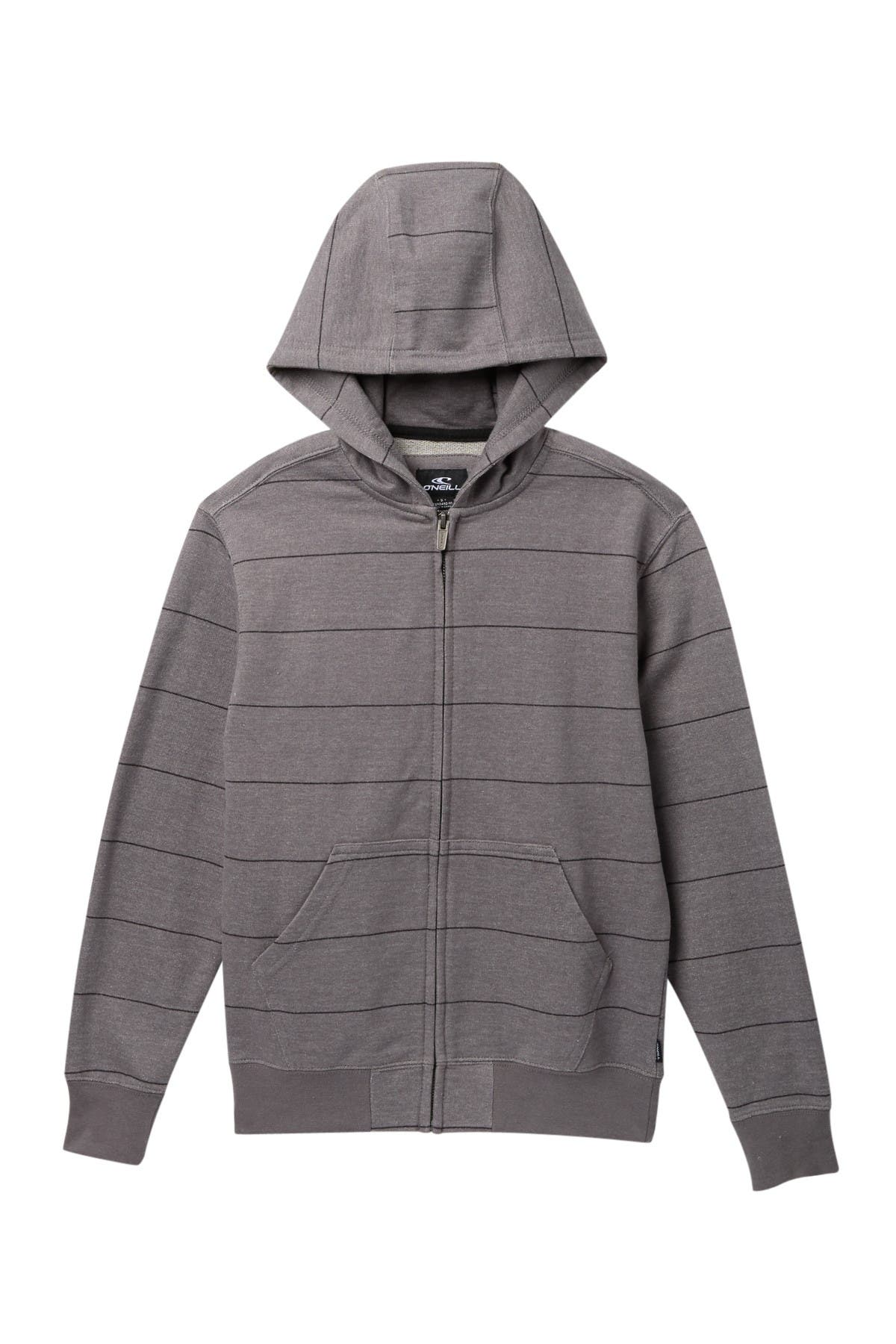 off white stripe zip hoodie