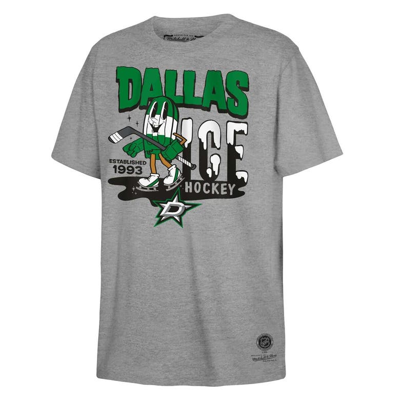 Shop Mitchell & Ness Youth  Gray Dallas Stars Popsicle T-shirt