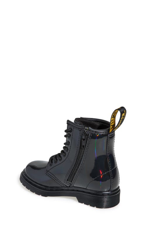 Dr. Martens' Dr. Martens Kids' 1460 Black Rainbow Boot In Rainbow Patent
