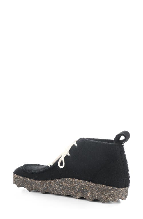 Shop Asportuguesas By Fly London Cody Wool Chukka Boot In 004 Black Tweed/felt