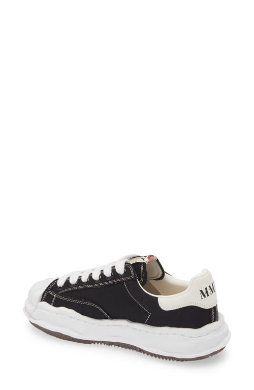 Shop Miharayasuhiro Maison Mihara Yasuhiro Blakey Original Sole Canvas Sneaker In Black