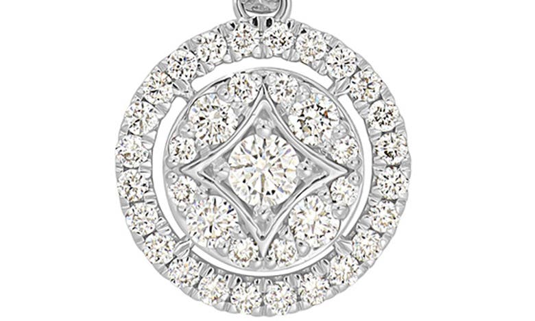 Shop Bony Levy Mika Diamond Pendant Necklace In 18k White Gold