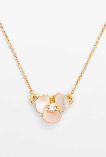 Kate spade 2025 disco pansy necklace