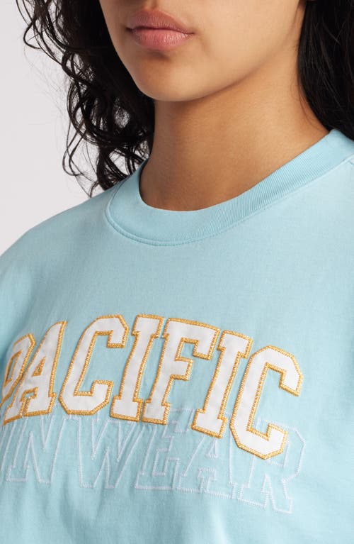 Shop Pacsun Arch Super Crop Graphic T-shirt In Petit Four