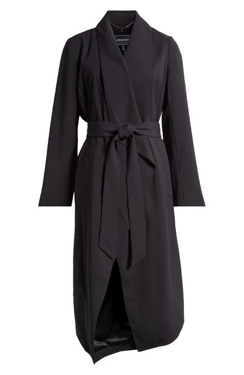 Bcbg belted hot sale wrap coat