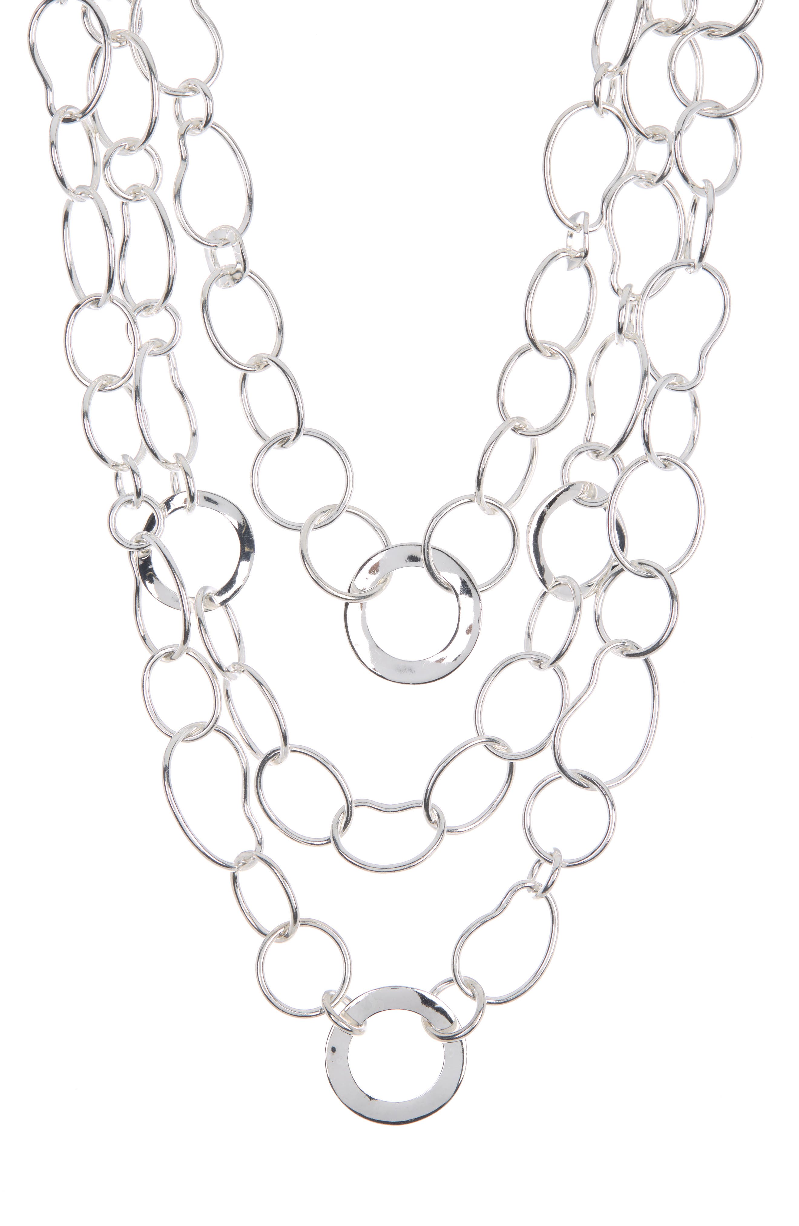 Ippolita 925 Classico 3-strand Modern Necklace In Silver