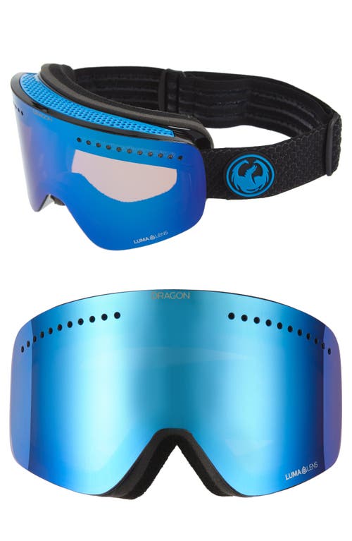 DRAGON NFX Frameless Snow Goggles in Split/Blueion Amber at Nordstrom