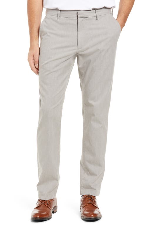 Nordstrom Athletic Fit CoolMax® Flat Front Performance Chino Pants in Grey Opal Heather