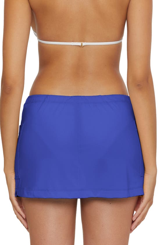 Shop Becca It's A Wrap Cover-up Miniskirt In Ultra Marine