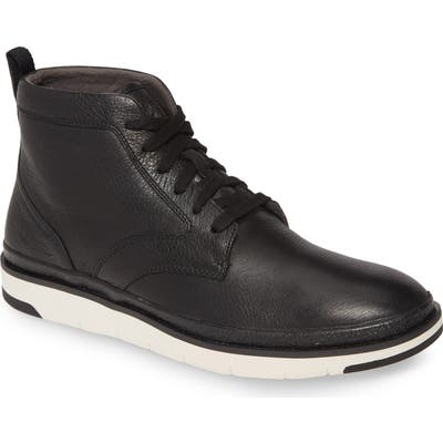 Hush Puppies Caleb Plain Toe Boot, Black