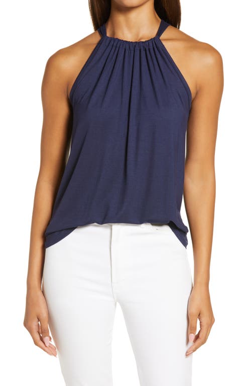 Halter Neck Tank in Midnight