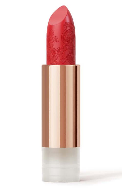 Refillable Matte Silk Lipstick in Coral Red Refill