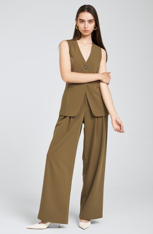 Shop Wayf James Pants In Olive