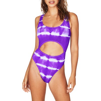 Bound By Bond-Eye The Mishy High Cut Ribbed One-Piece Swimsuit
