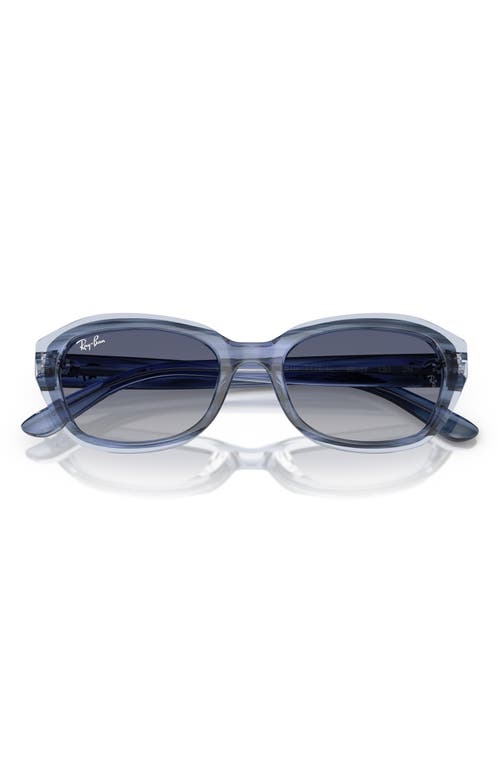 Shop Ray Ban Ray-ban Kids' 48mm Irregular Sunglasses In Grey Flash