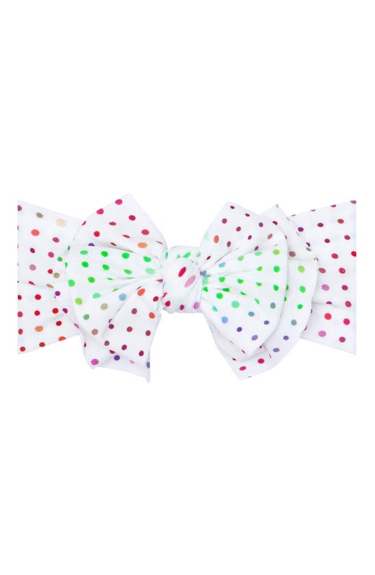 Baby Bling Babies' Fab-bow-lous Print Headband In Candy Buttons
