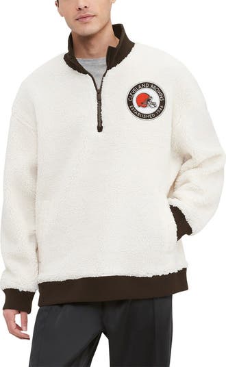 Tommy hilfiger sherpa discount half zip sweatshirt