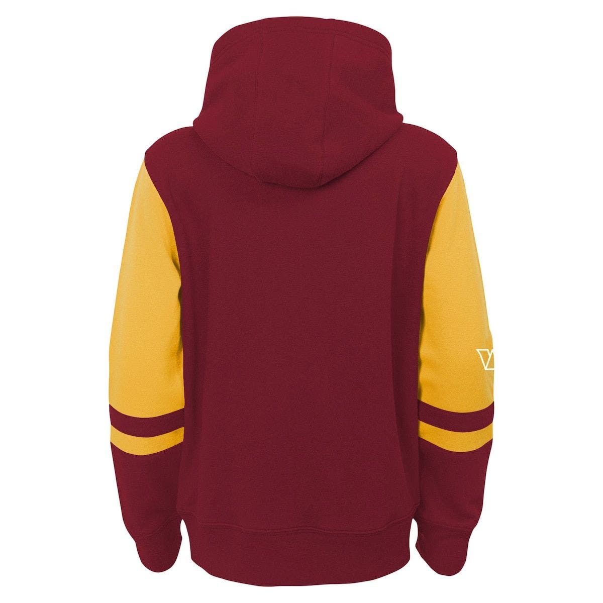 Outerstuff Youth Burgundy Washington Commanders Logo Stadium FullZip