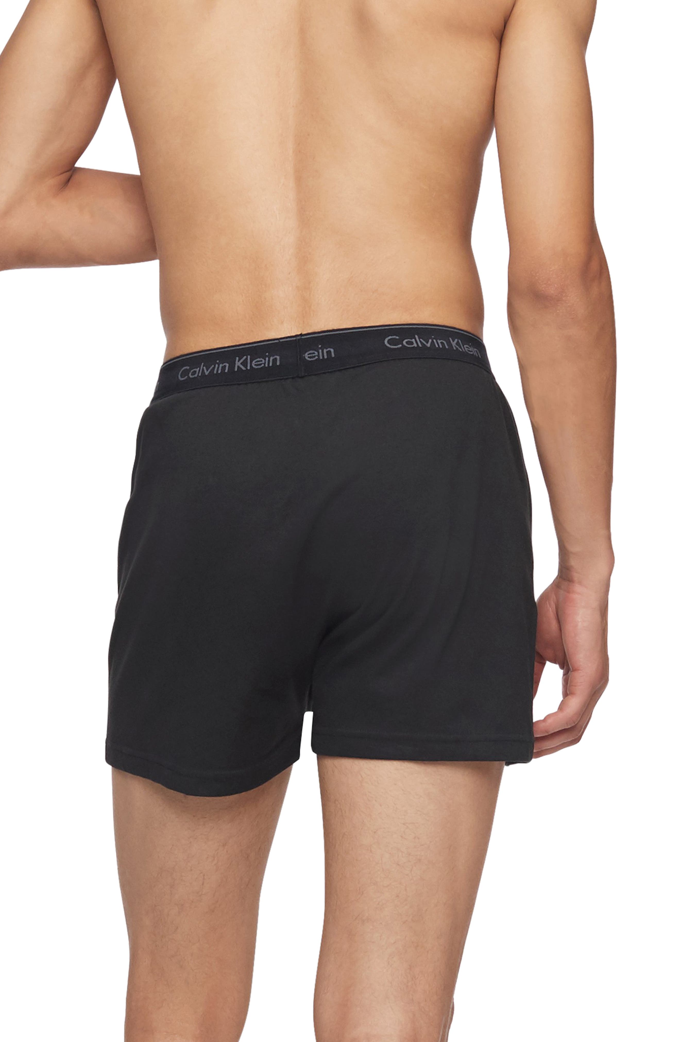 calvin klein men's woven boxers