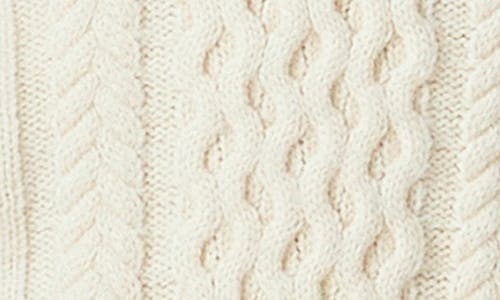Endless Rose Cable Stitch Sweater In Ivory