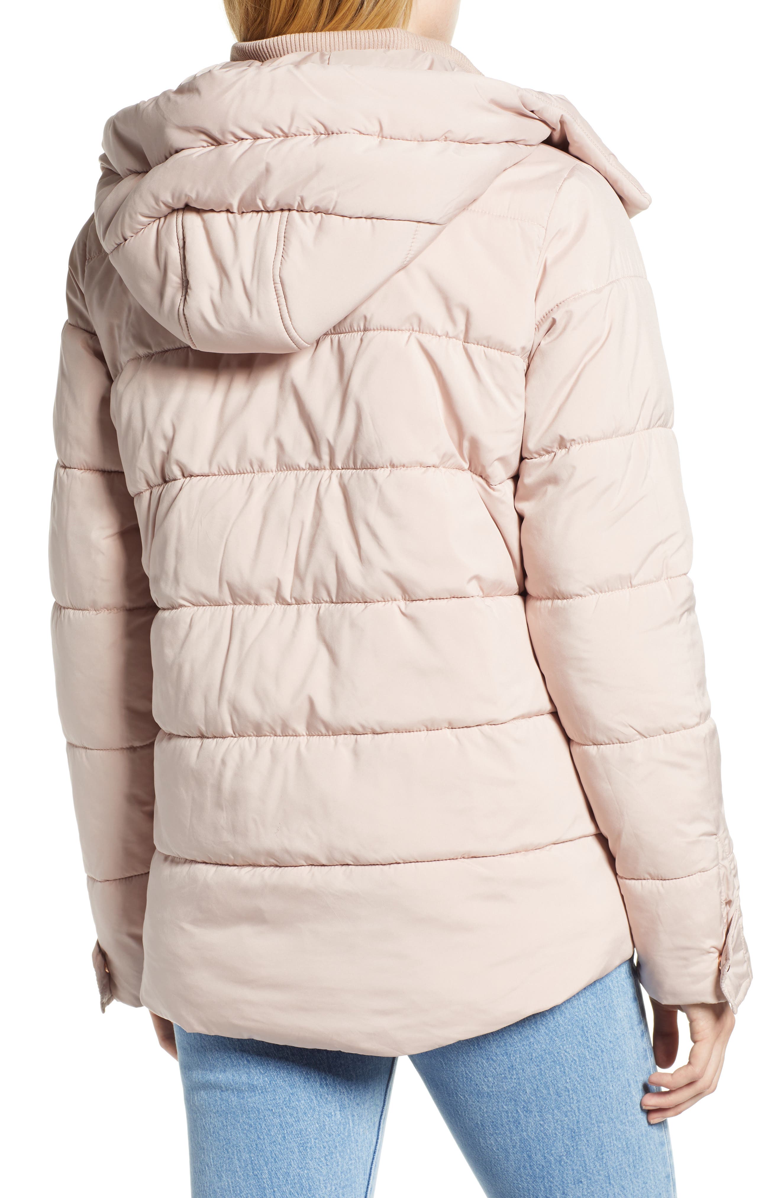 halogen puffer jacket