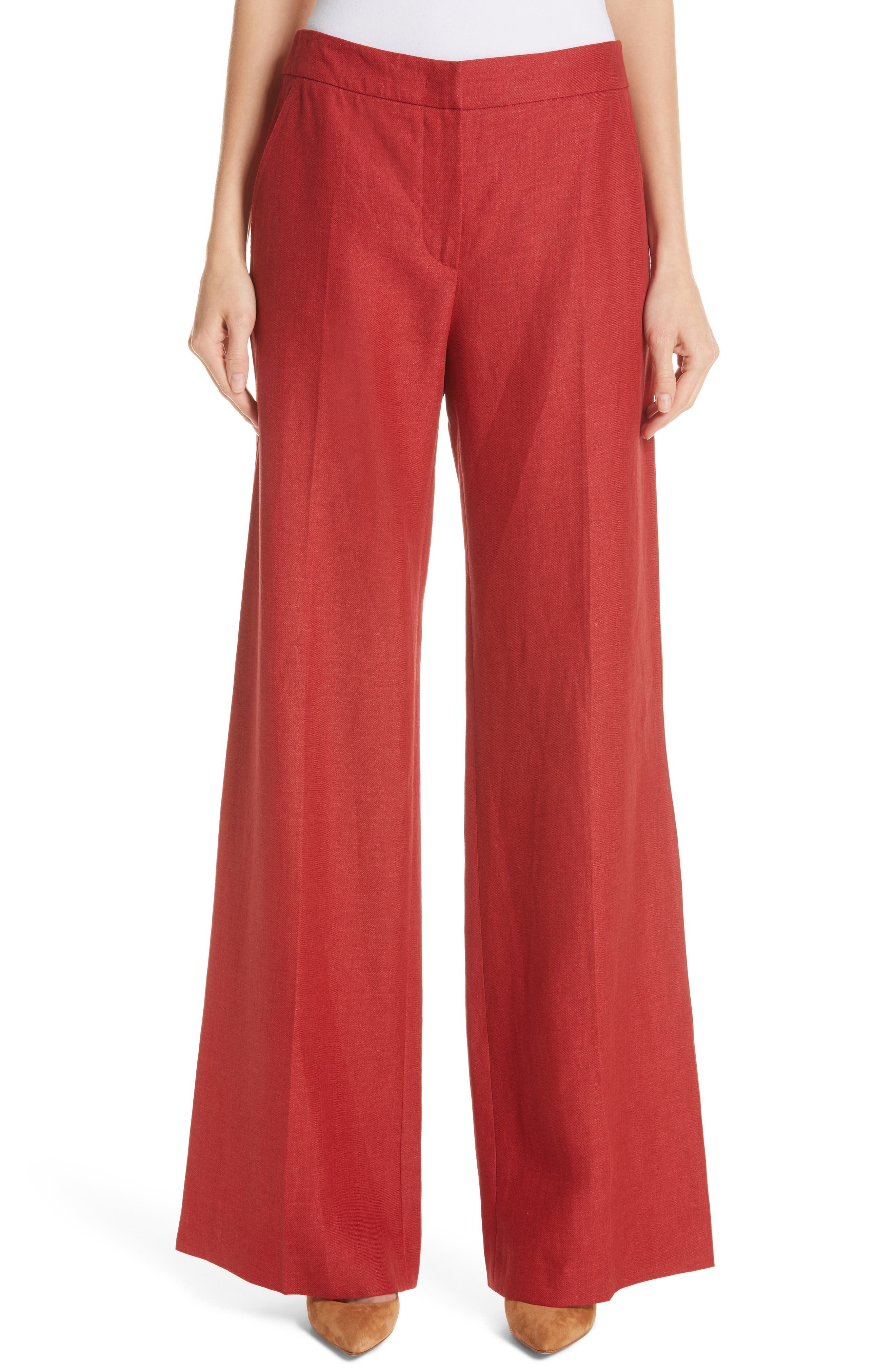 flowing linen pants