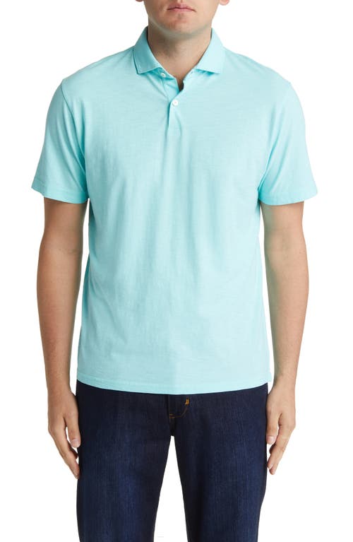 Peter Millar Crown Crafted Journeyman Pima Cotton Polo in North Sky at Nordstrom, Size Medium