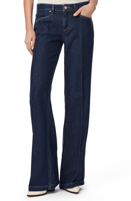 PAIGE Sonja Low Rise Wide Leg Trouser Jeans in Charmaine at Nordstrom, Size 33