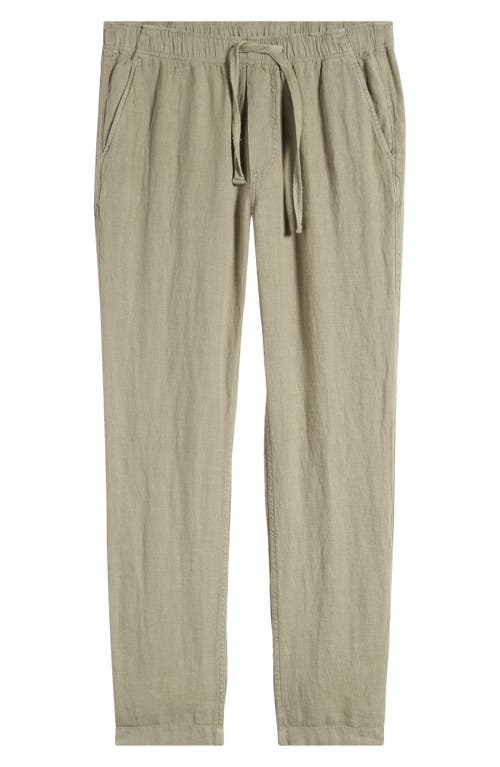 Linen Drawstring Pants in Canyon Olive