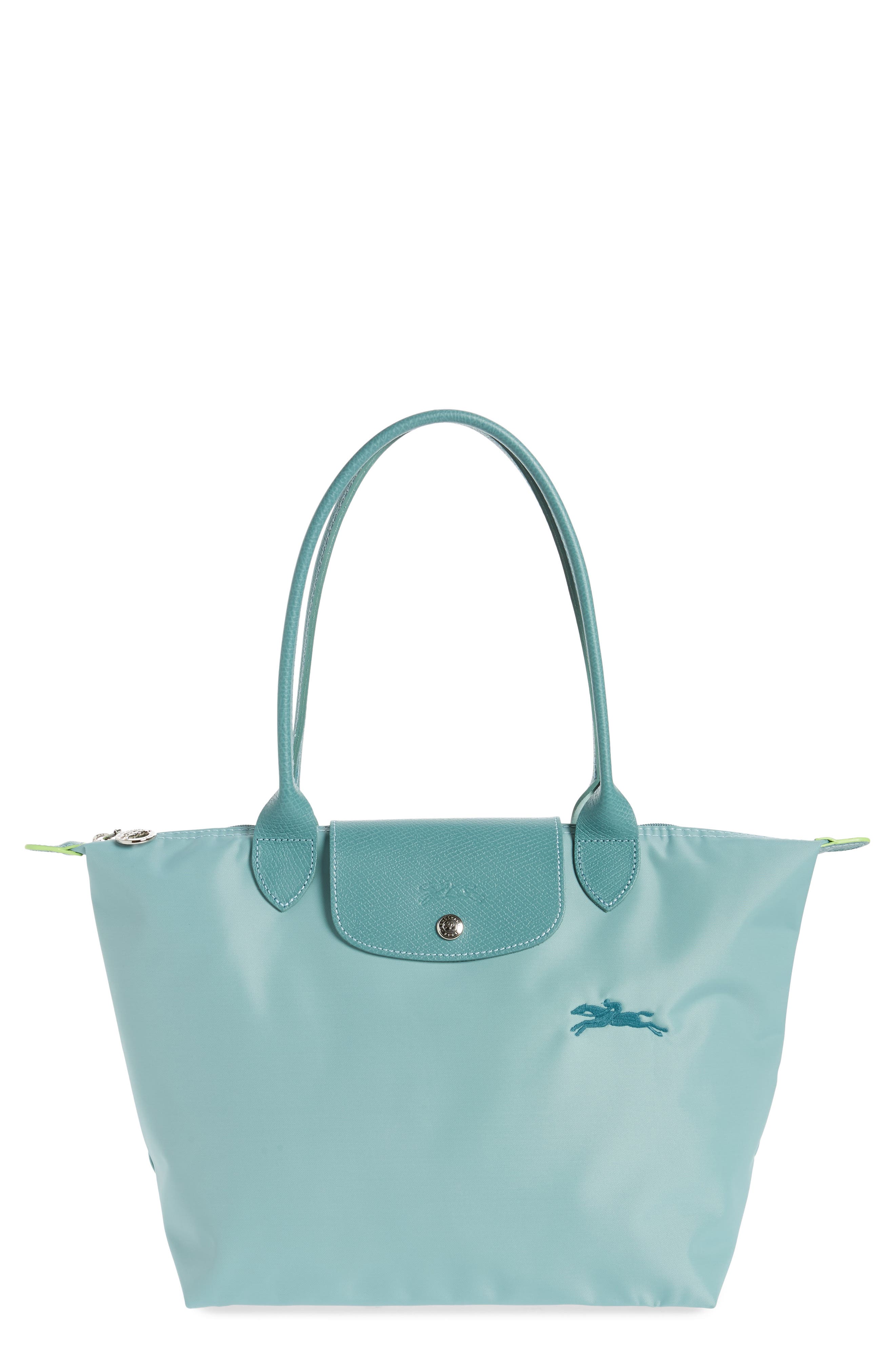 Longchamp Le Pliage Large Shoulder Tote in Lagoon