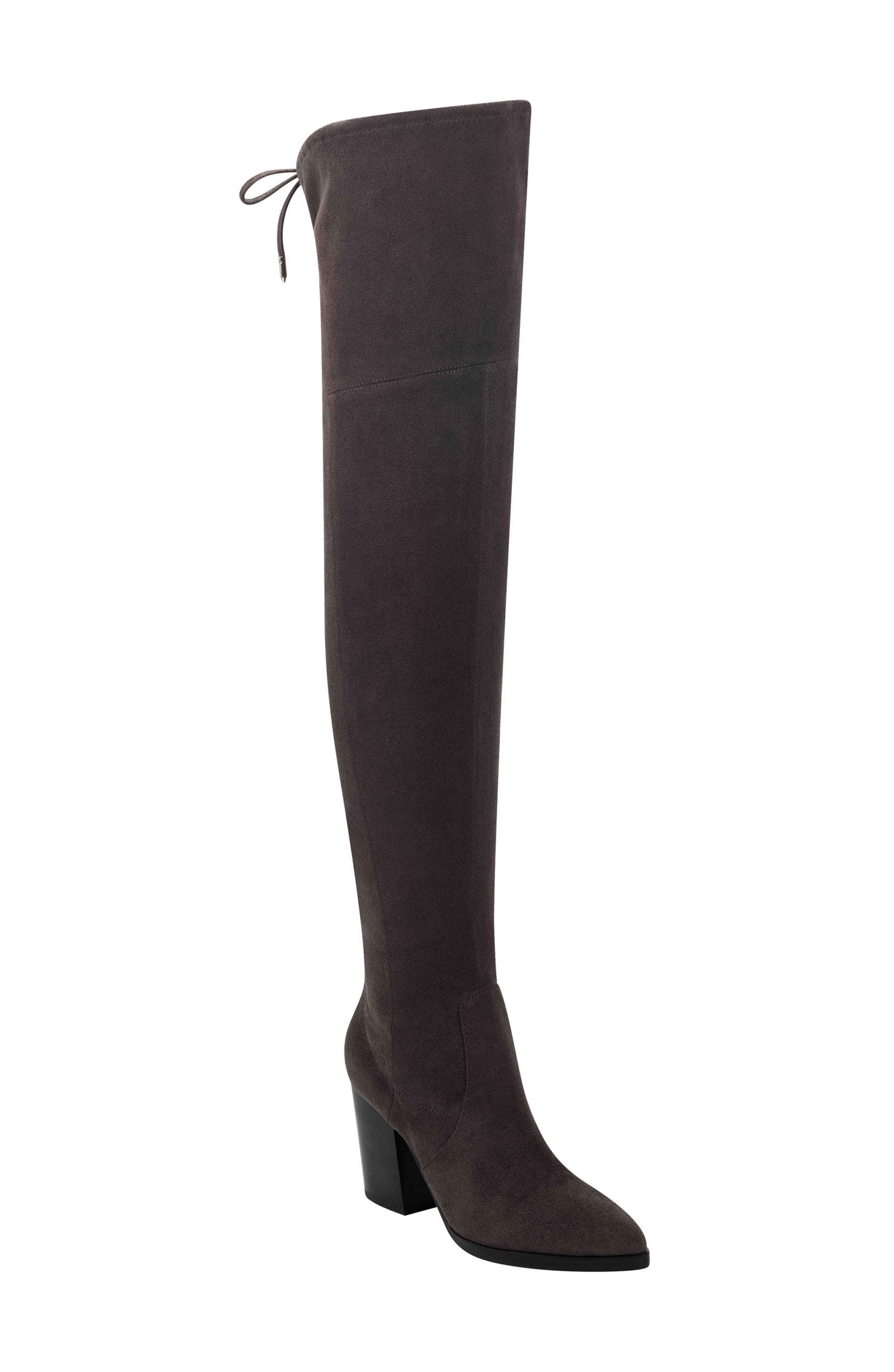 marc fisher grey over the knee boots