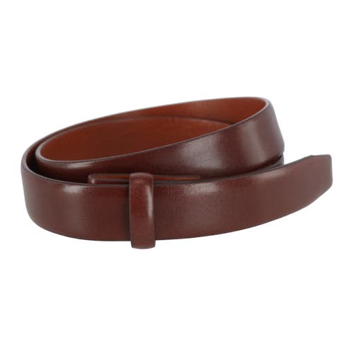 Shop Trafalgar Cortina Leather 30mm Compression Belt Strap In Burgundy