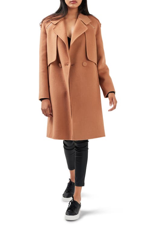 Belle & Bloom Palm City Wool Blend Coat In Camel