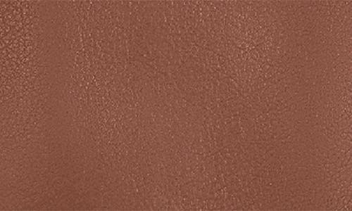 Champs Compact Leather Slim Briefcase In Brown