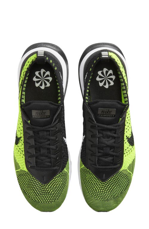 Shop Nike Air Max Flyknit Racer Sneaker In Volt/white/sequoia