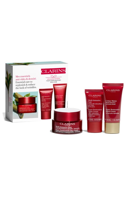 Clarins Super Restorative Anti Aging Skincare Starter Set