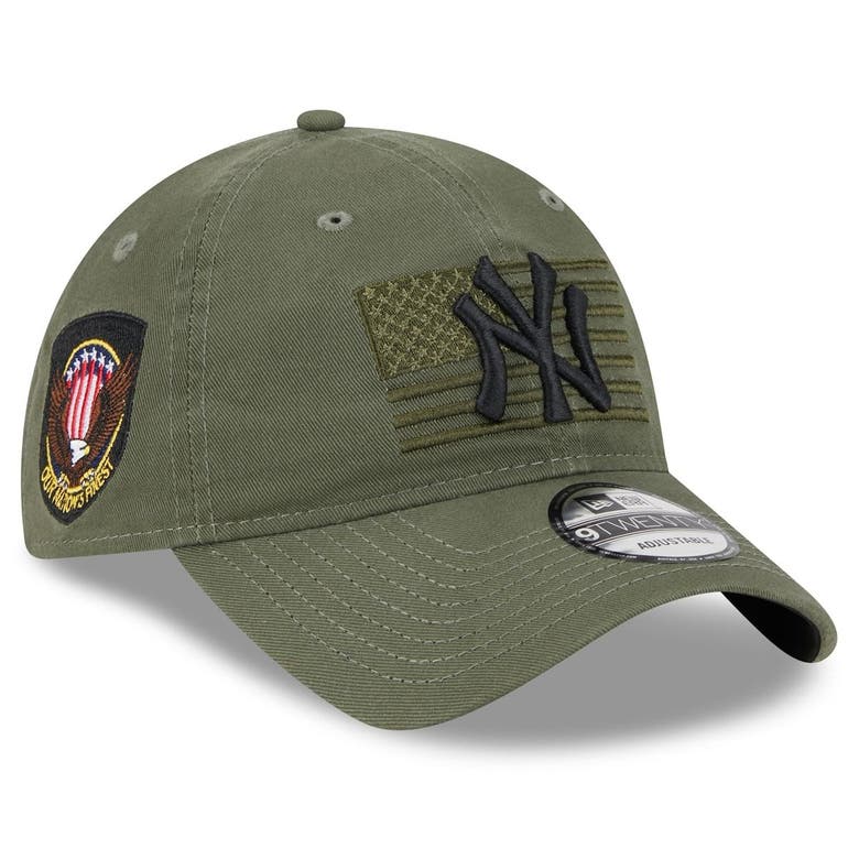 New Era Green New York Yankees 2023 Armed Forces Day 9twenty Adjustable