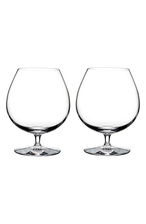 Waterford 'Elegance' Fine Crystal Brandy Glasses in Clear at Nordstrom