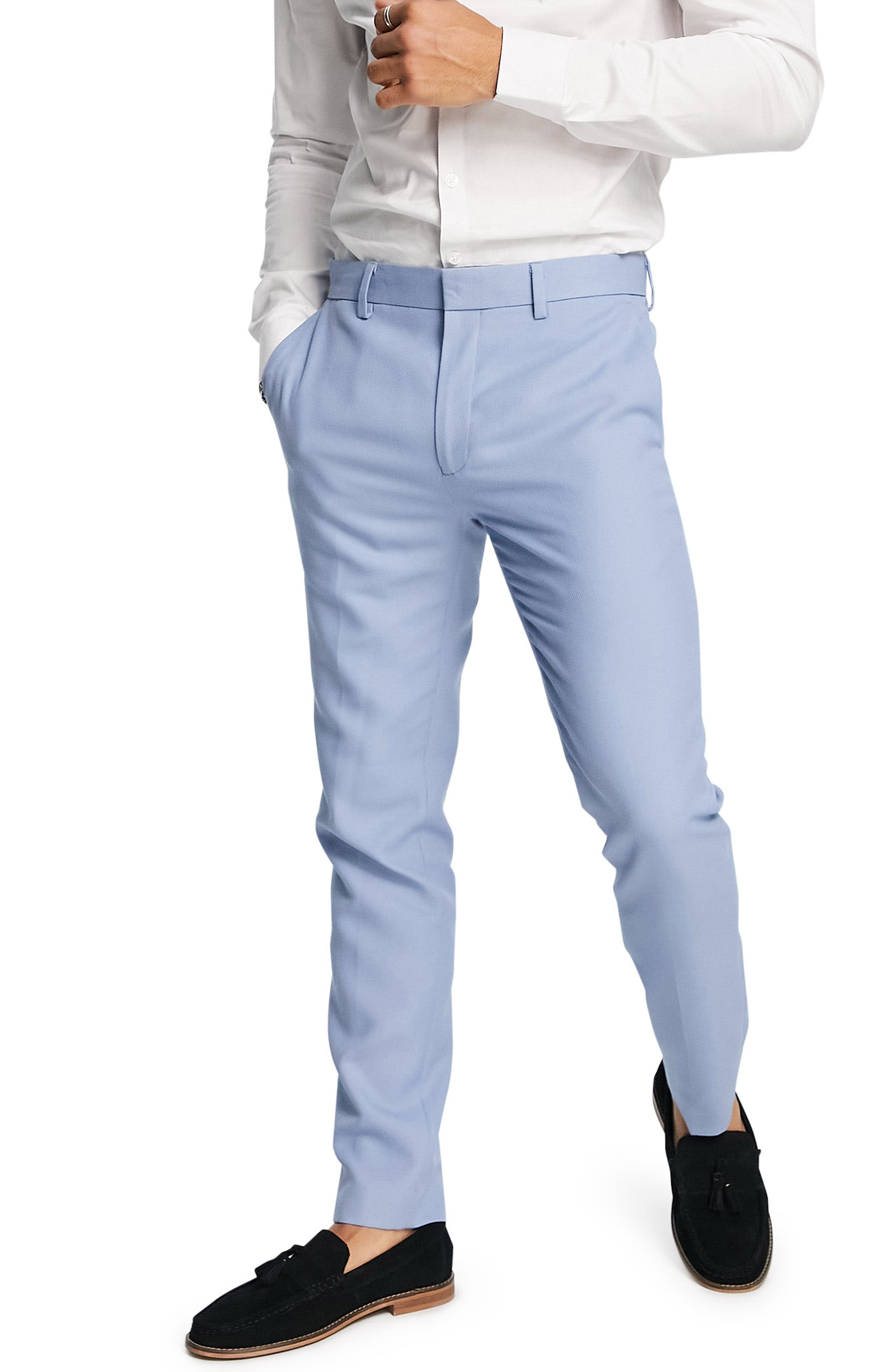 Emporio Armani Synthetic Trouser in Dark Blue Mens Clothing Trousers Blue Slacks and Chinos Casual trousers and trousers for Men 