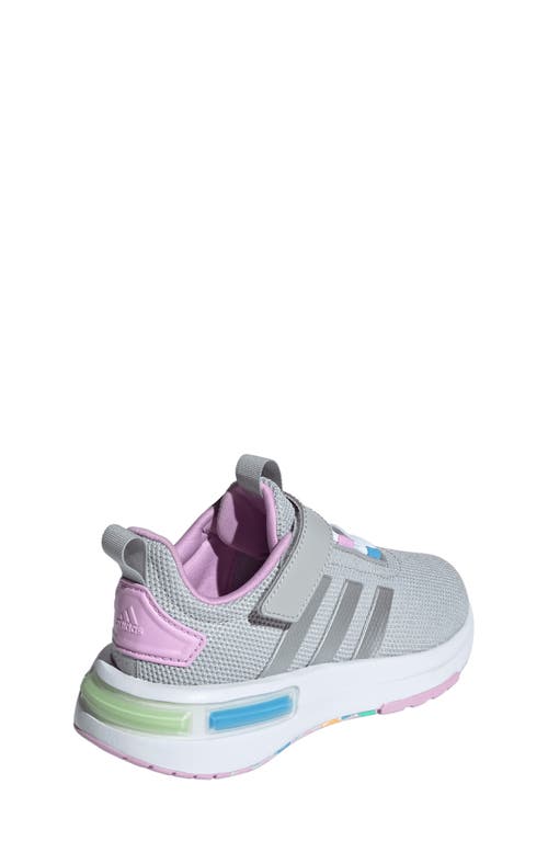 Shop Adidas Originals Adidas Kids' Racer Tr23 Sneaker In Grey Two/silver Met./lilac