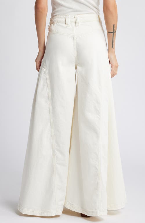 Shop Free People Pandora Wide Leg Jeans In Heavenly