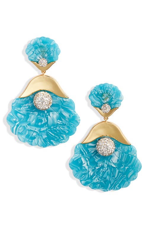 Lele Sadoughi Ocean Cove Shellona Drop Earrings
