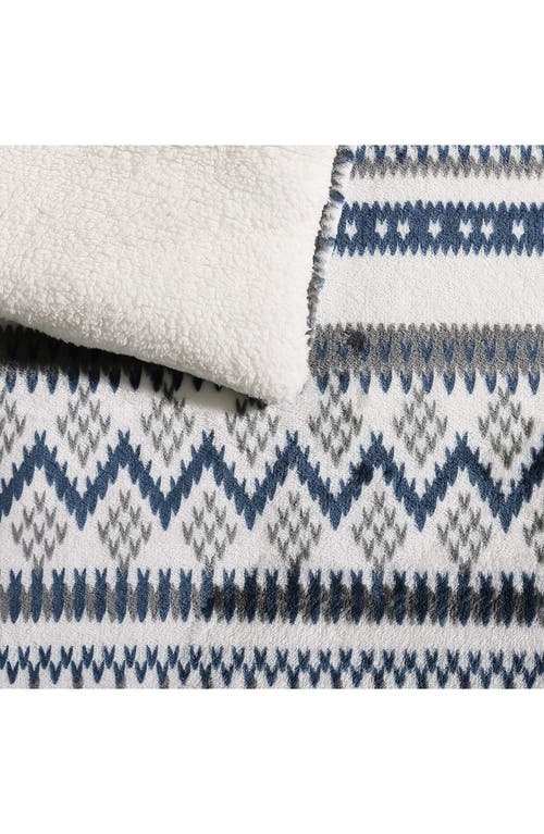 Eddie Bauer Shelton Fair Isle Comforter Set In Navy