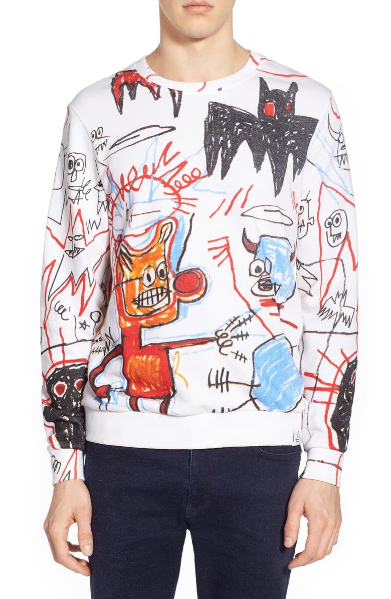 ELEVENPARIS 'Basquiat Collection' Print Crewneck Sweatshirt | Nordstrom