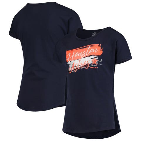 Chicago Bears Girls Youth Drip Heart Dolman T-Shirt - Navy